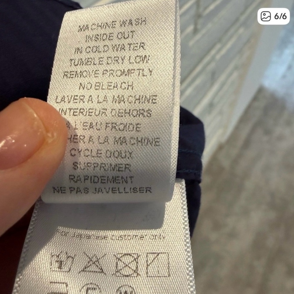 Frank & Eileen “Eileen” Navy Button Down Shirt - … - image 8